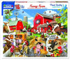 Funny Farm - Seek and Find 1000 Piece Jigsaw Puzzle by White Mountain Puzzle
